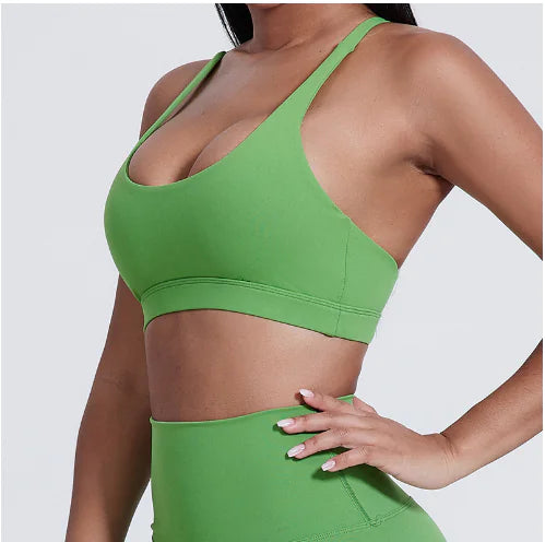 Sports Bra with Racerback Design