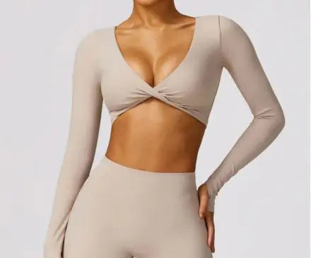 Long Sleeve Sports Bra