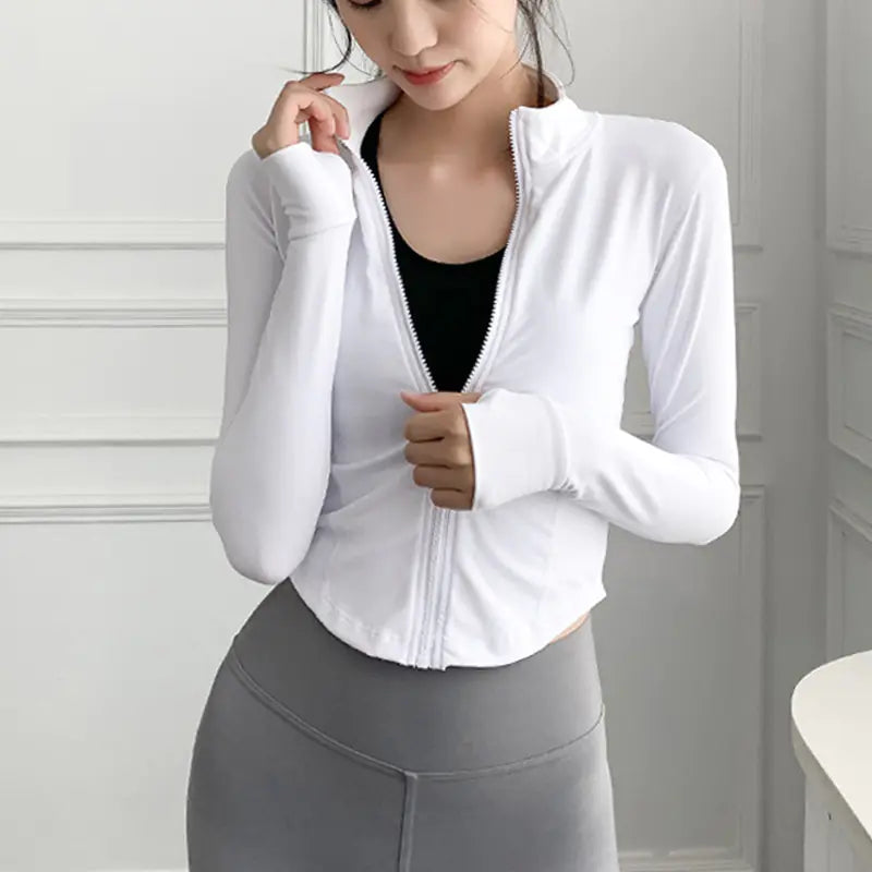 Long Sleeve Workout Jacket