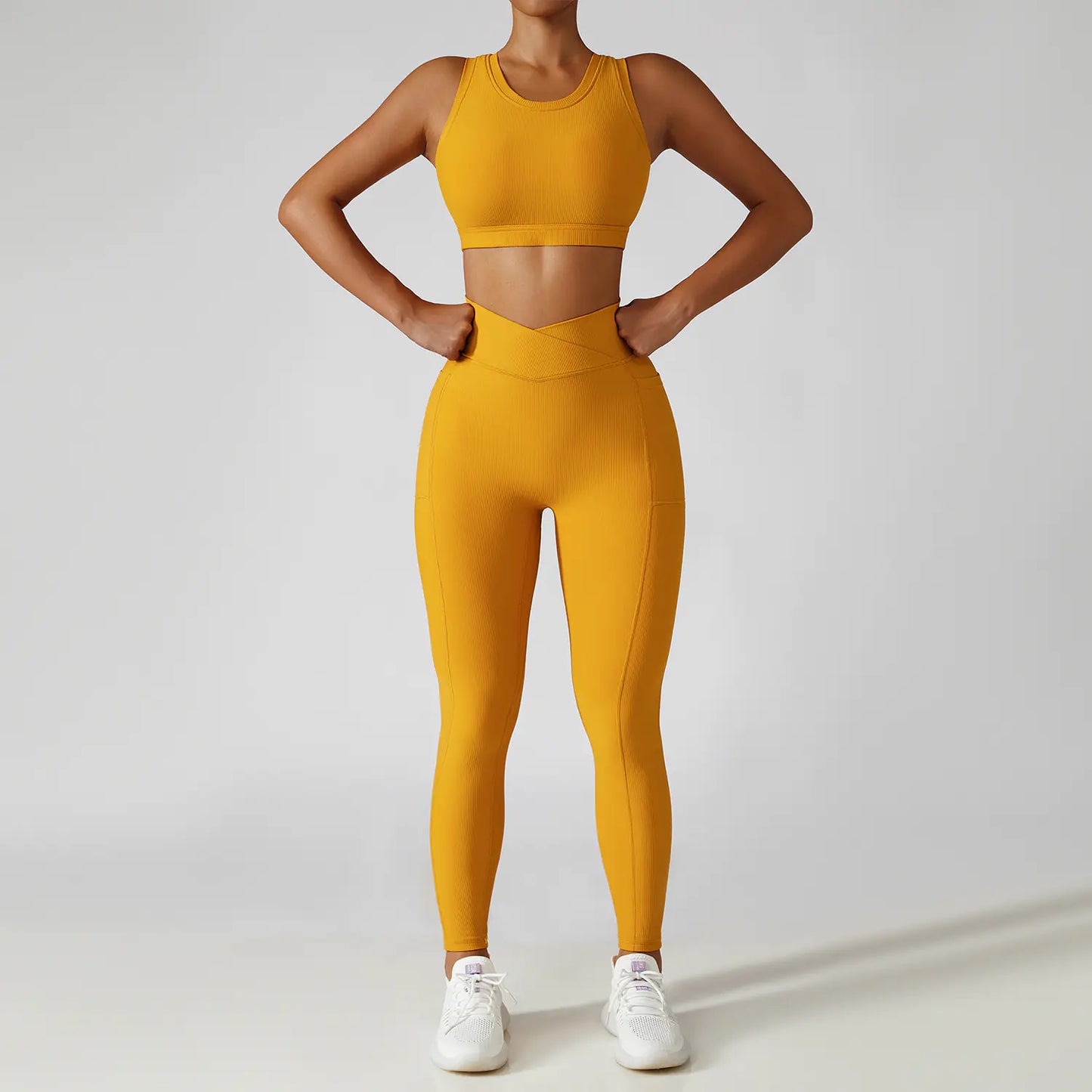 Shockproof Push-Up Sports Bra