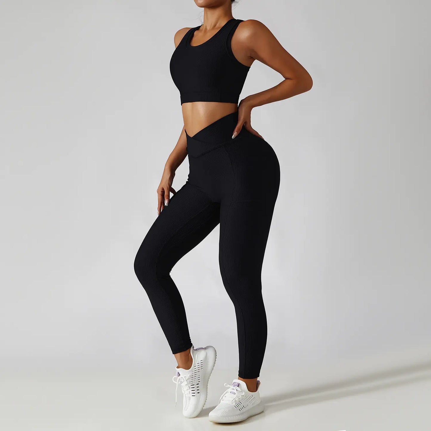 Shockproof Push-Up Sports Bra