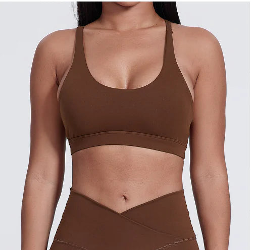 Sports Bra with Racerback Design