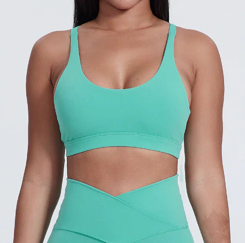 Sports Bra with Racerback Design