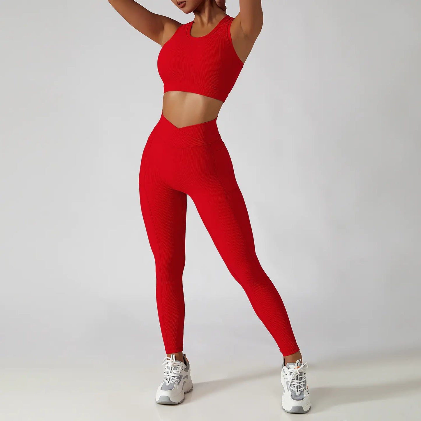 Shockproof Push-Up Sports Bra