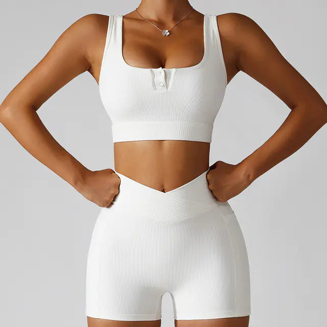 Shockproof Push-Up Sports Bra