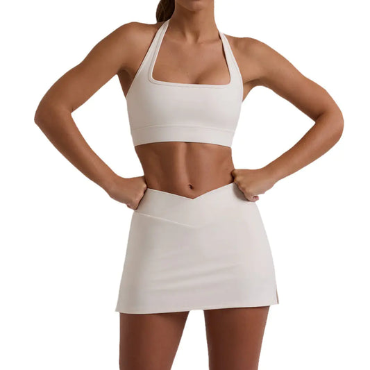 Sports Bra & Skirt Set