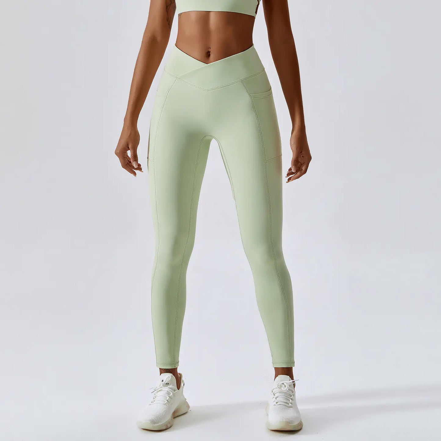 Crossed Waist Pants