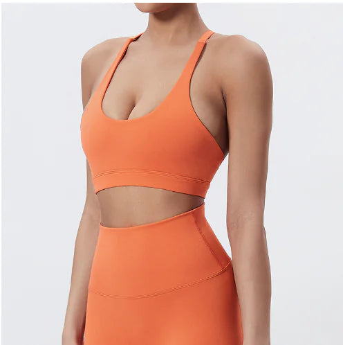 Sports Bra with Racerback Design