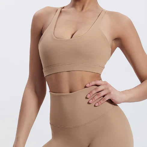 Sports Bra with Racerback Design