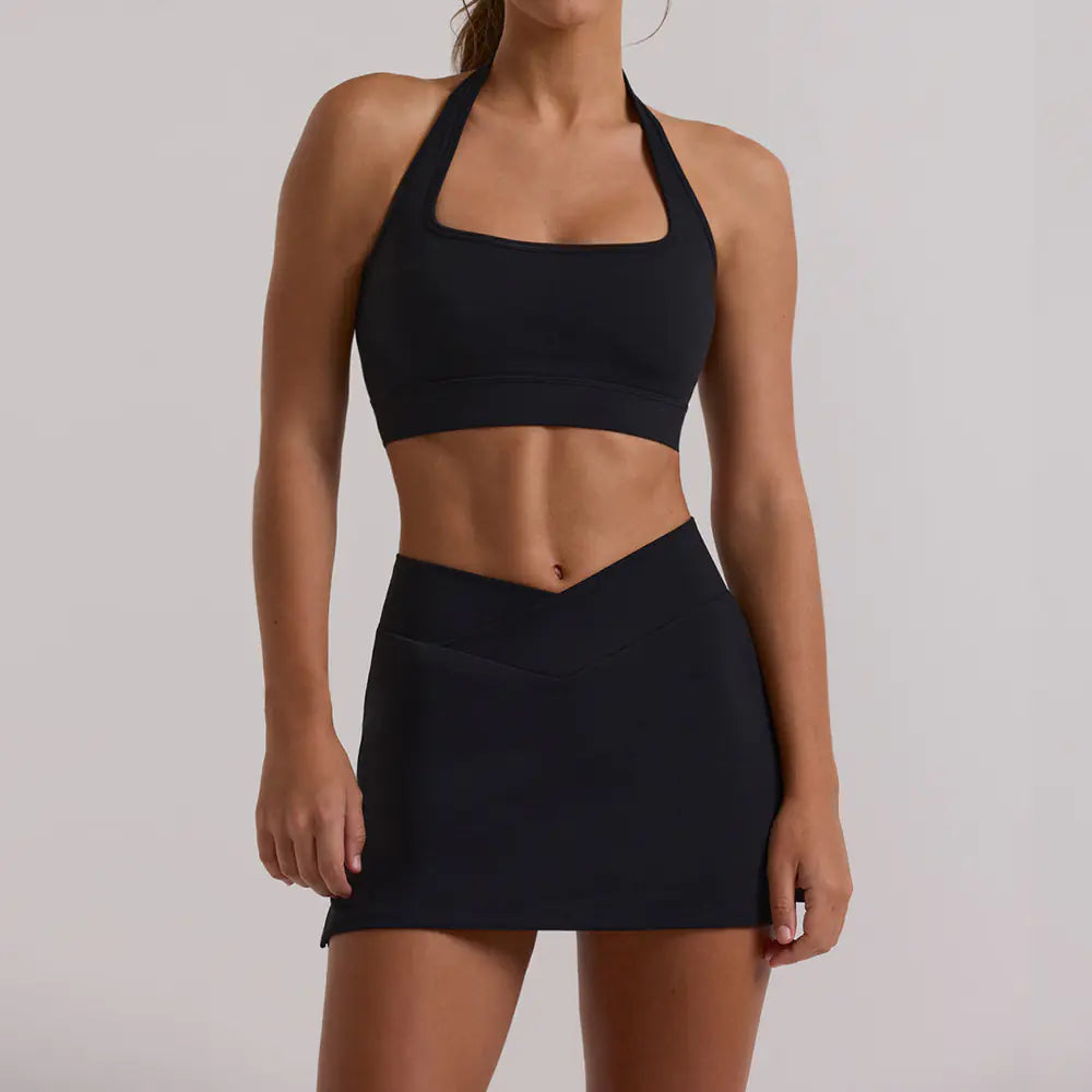 Sports Bra & Skirt Set