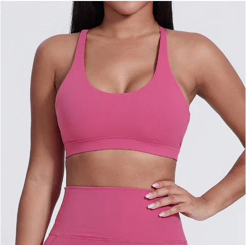 Sports Bra with Racerback Design